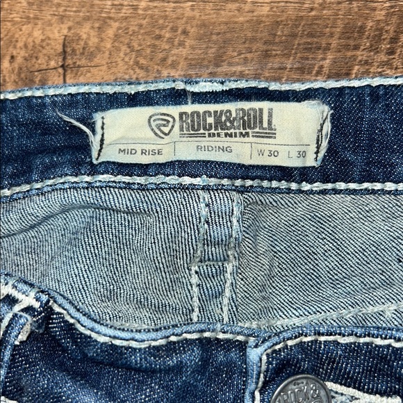 Rock & Roll Cowgirl Mid Rise Riding Jeans - Picture 5 of 5